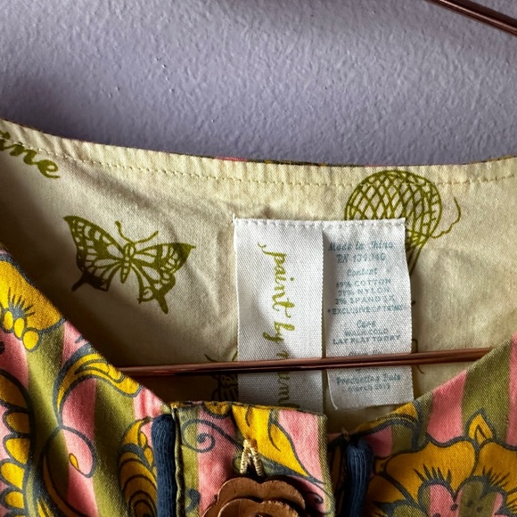 Matilda Jane Paint by Number Yellow Floral Dress Size 8 - Picture 6 of 10